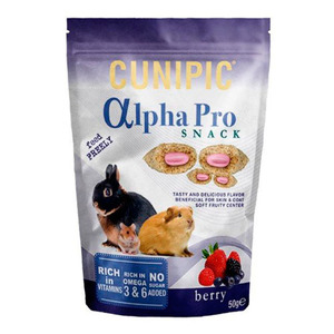SNACKS ALPHA PRO BAGAS 50G CUNIPIC